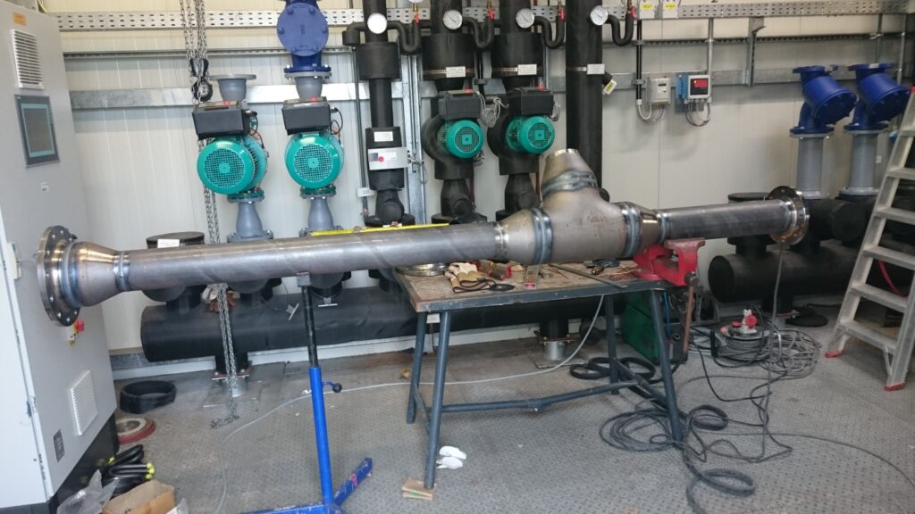 Rohrschweißarbeit