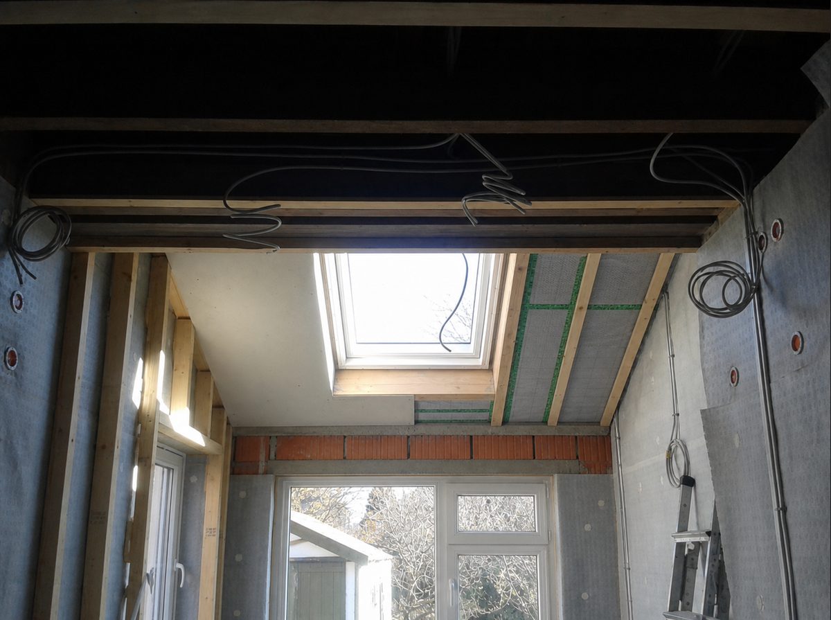 Dachsanierung mit Dachfenstereinbau