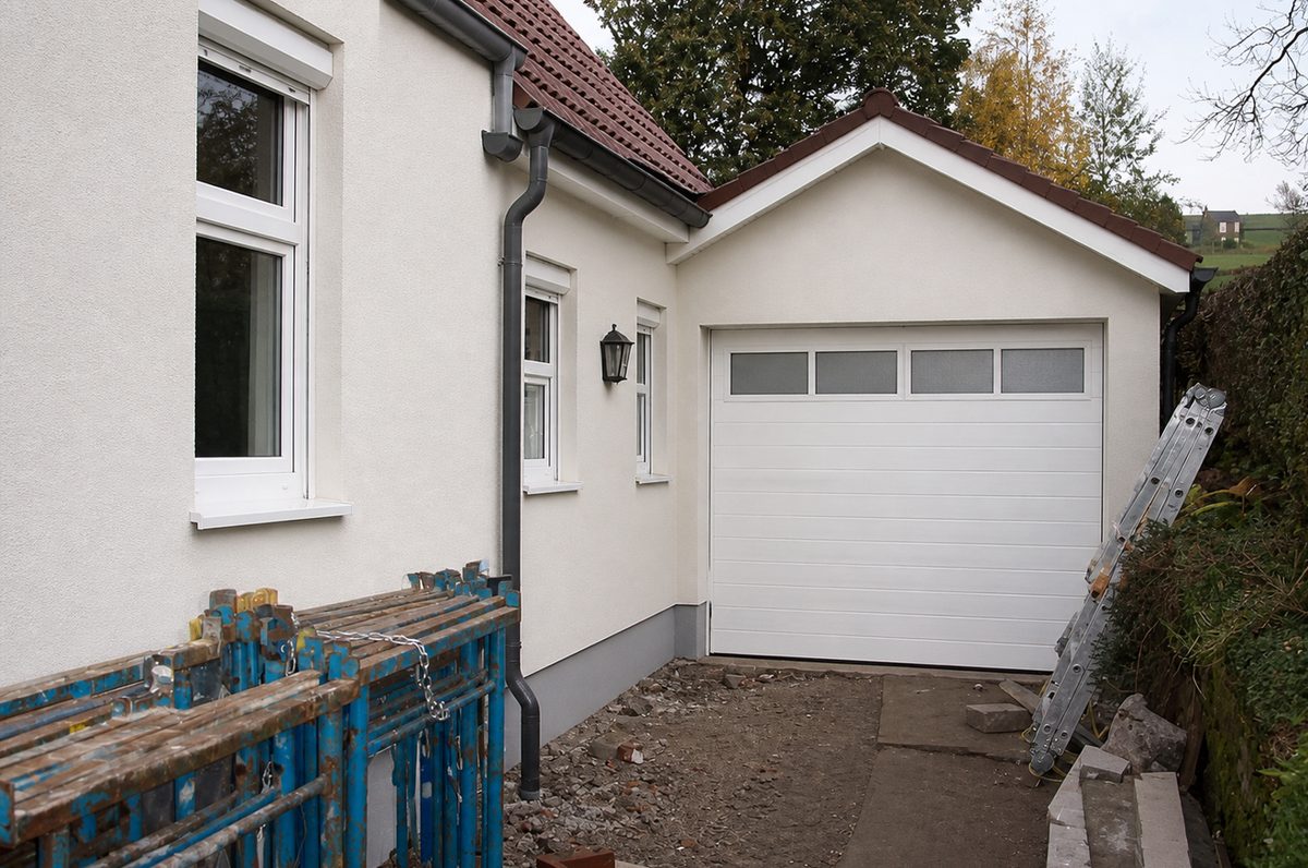 Garagenanbau in Massivbauweise