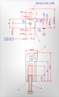 Schälhalter (Dreikant-Wendeplatte, 60° negativ)