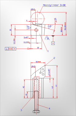 Schälhalter für negative Wendeplatte DNMG 1104