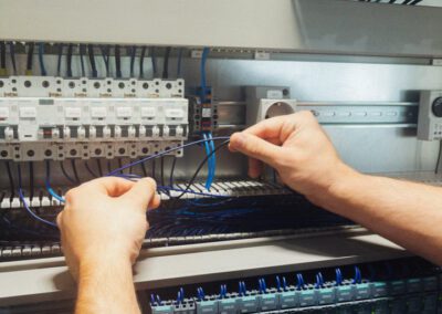 Control cabinet wiring