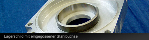 Bauteil mit Eingießteilen