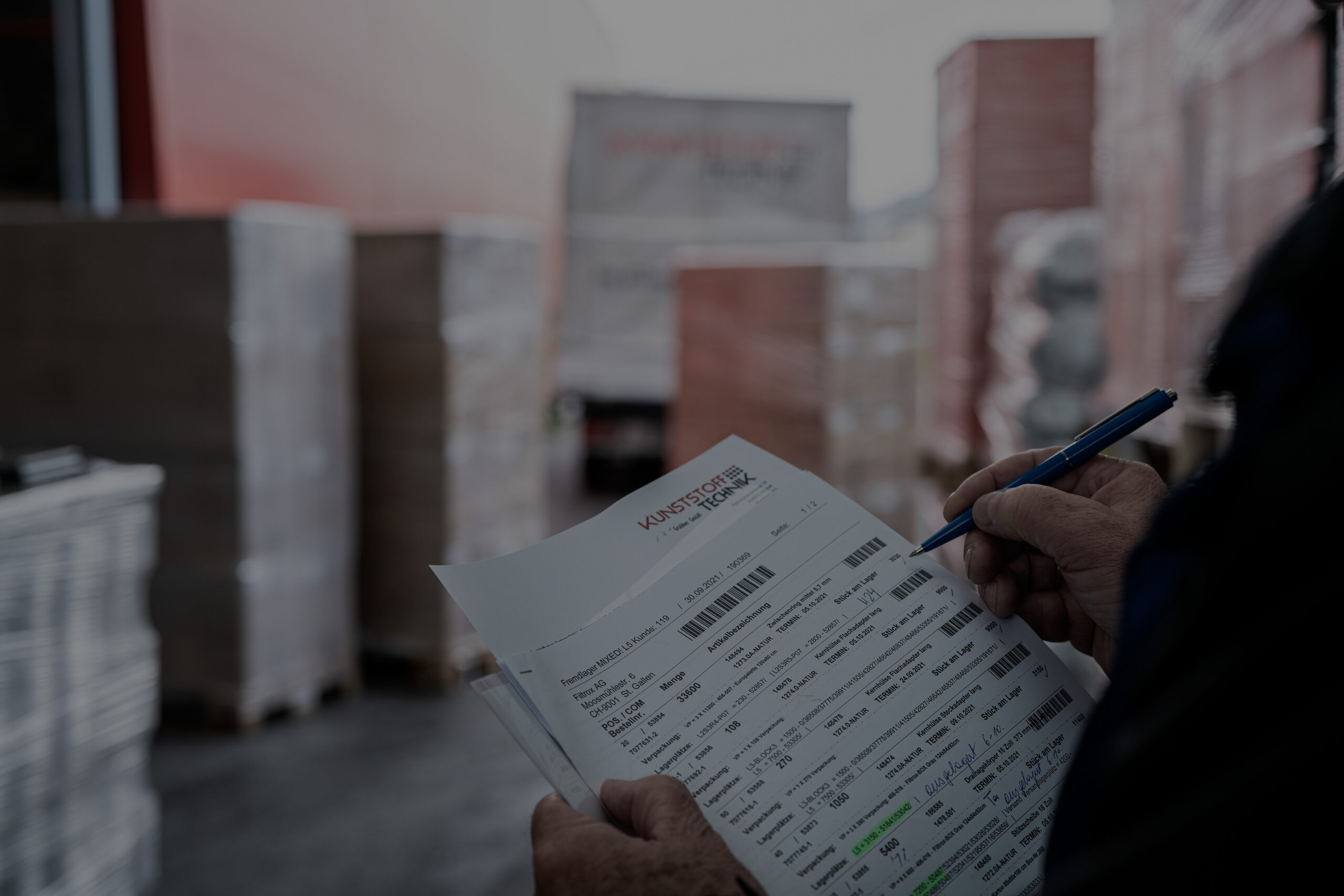 Logistik und Versand