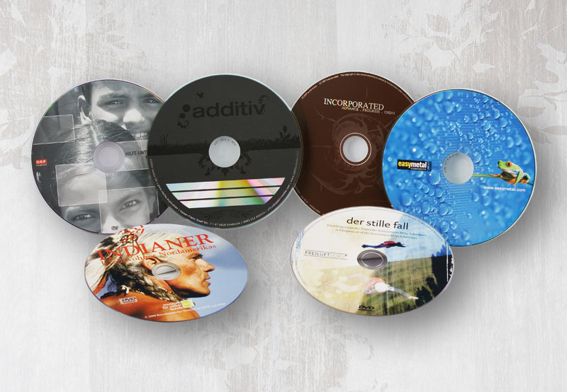 Bedruckte Rohlinge (CD-R, DVD-R, BD-R)