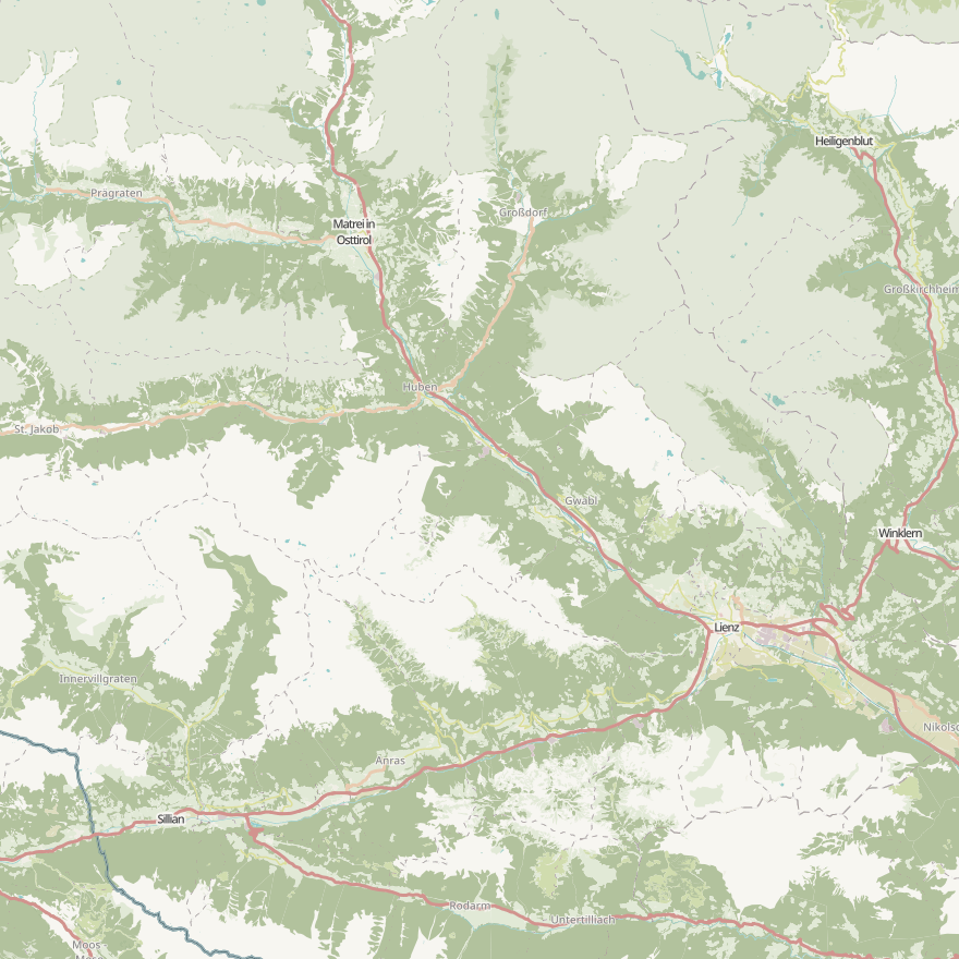 Overview Map of Heating Plants and Wood Storage
