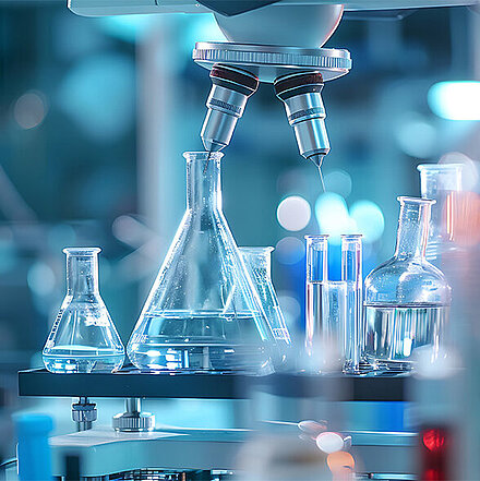 Biogas laboratory: substrate and process analytics