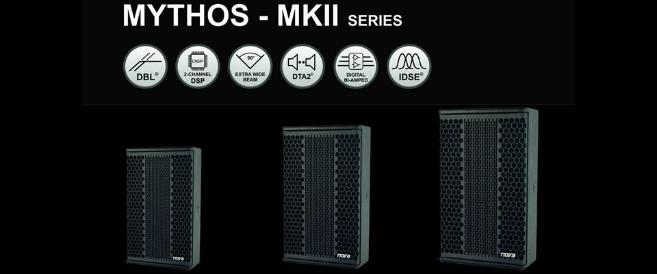MYTHOS Series – Self-Powered 2-Wege-Lautsprecher mit DSP