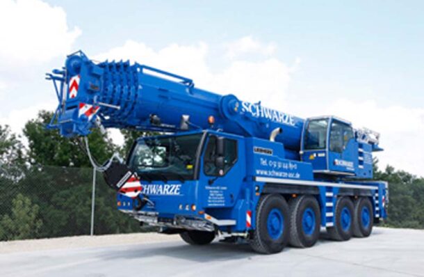 Autokran im Einsatz