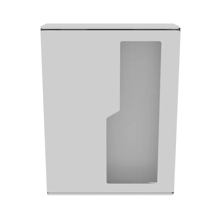 Krempelverpackung mit Sichtfenster