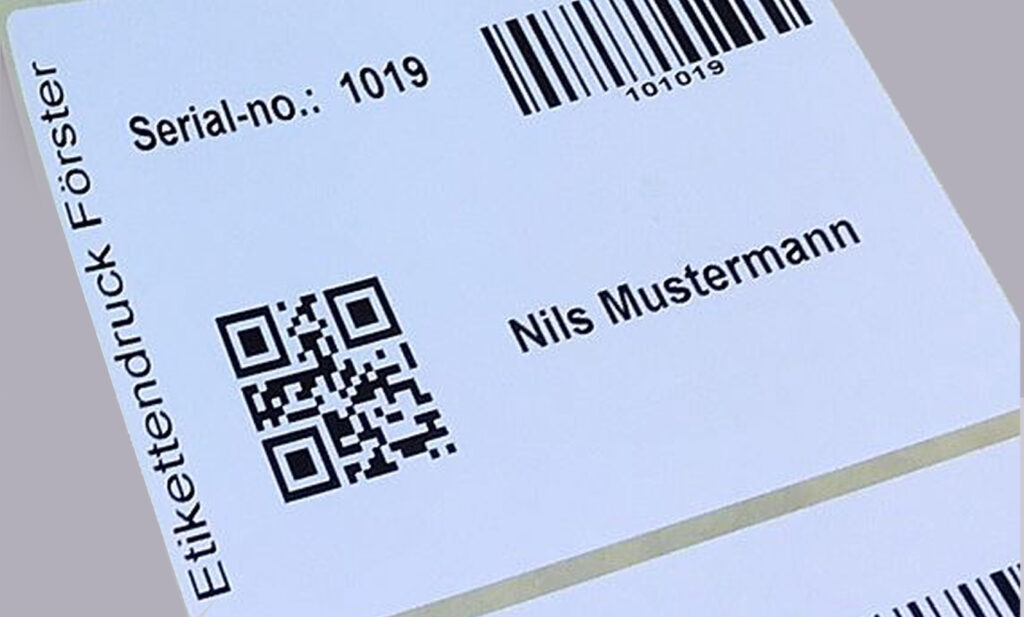Etiketten mit variablen Daten