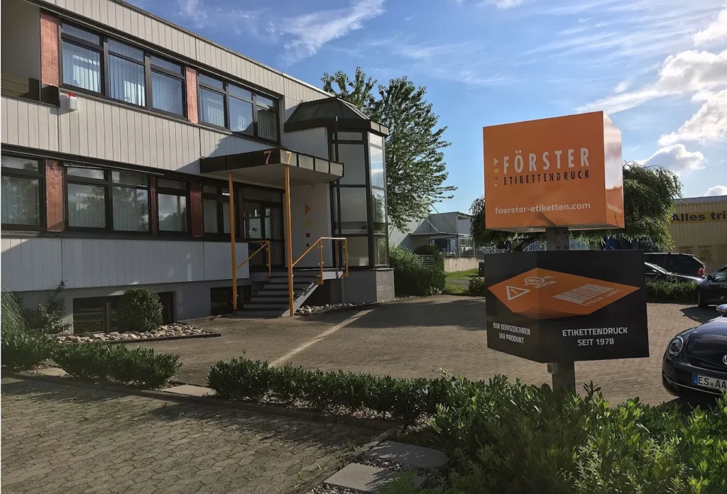 Förster Etiketten – Fertigung