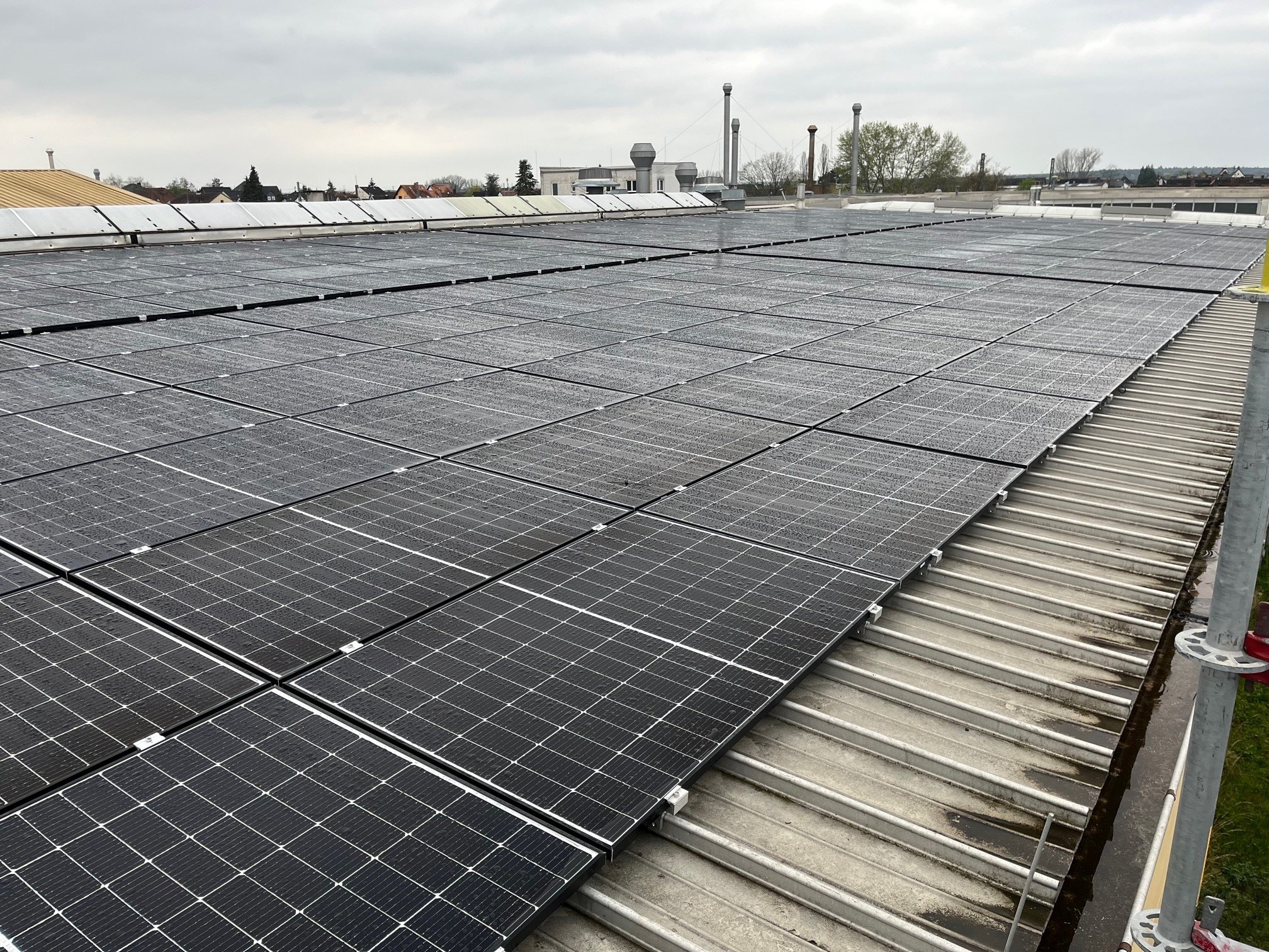 Photovoltaikanlage auf dem Firmendach