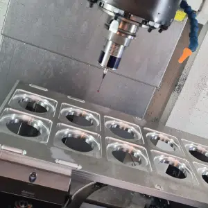 5-Achs-gefrästes Aluminiumbauteil