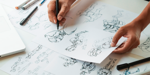 Manga- und Storyboard-Papier