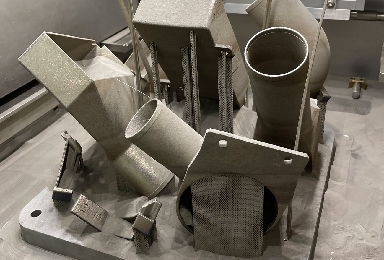 Fertigungsansicht Metall-3D-Druck