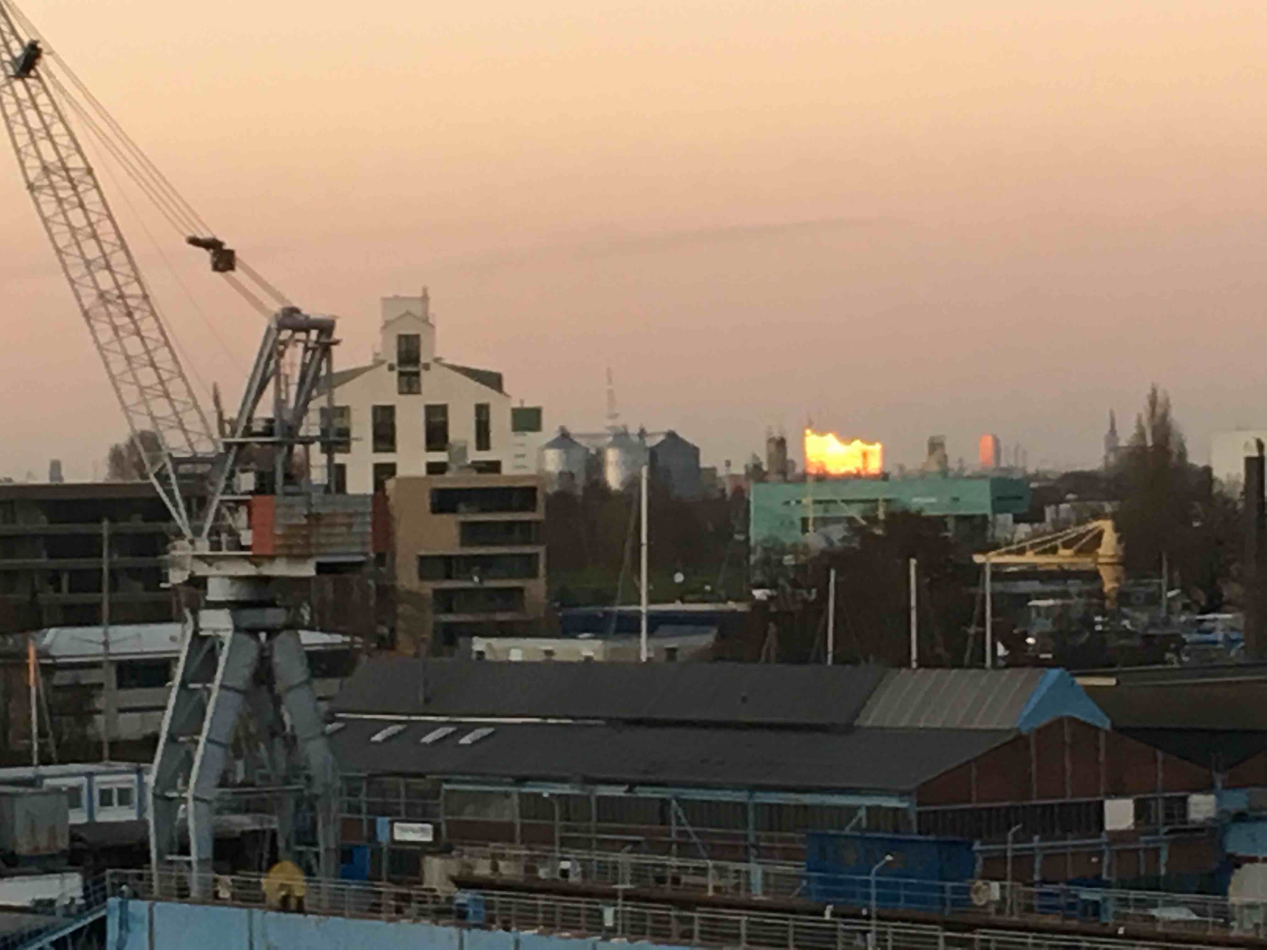 Blick vom Bürostandort Hamburg