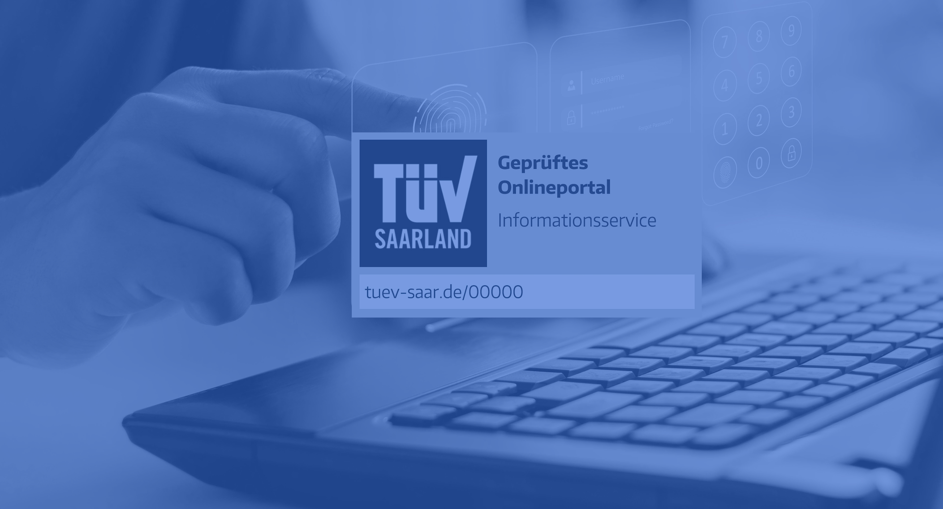 Prüfzeichen und Siegel des TÜV Saarland