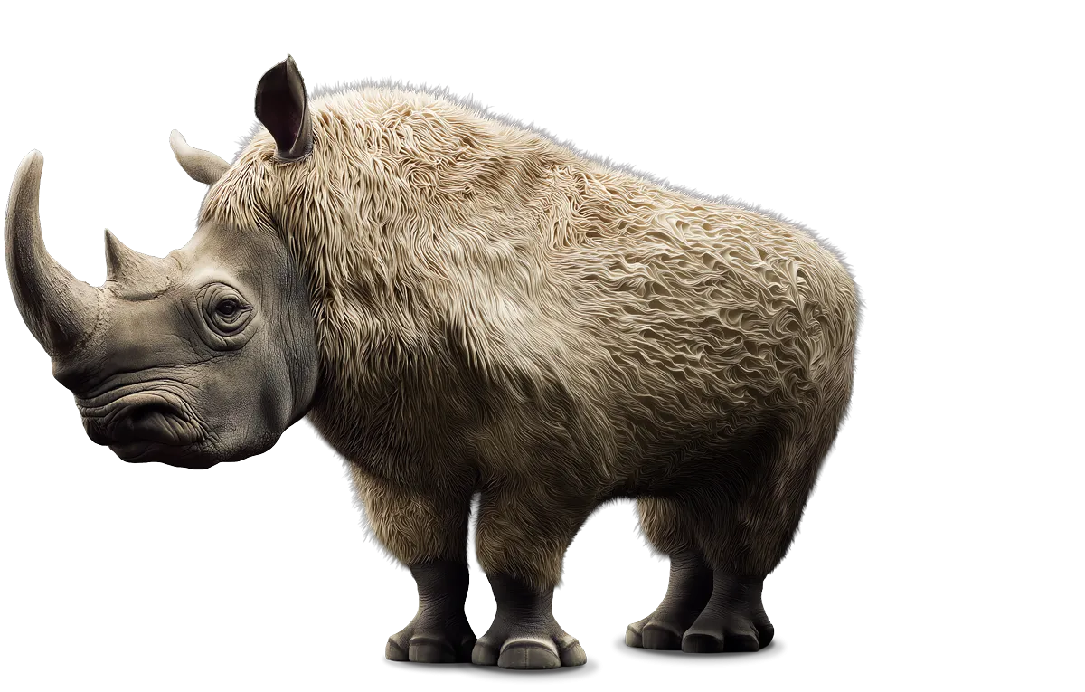 The plush rhino – Outfitmacher's trademark