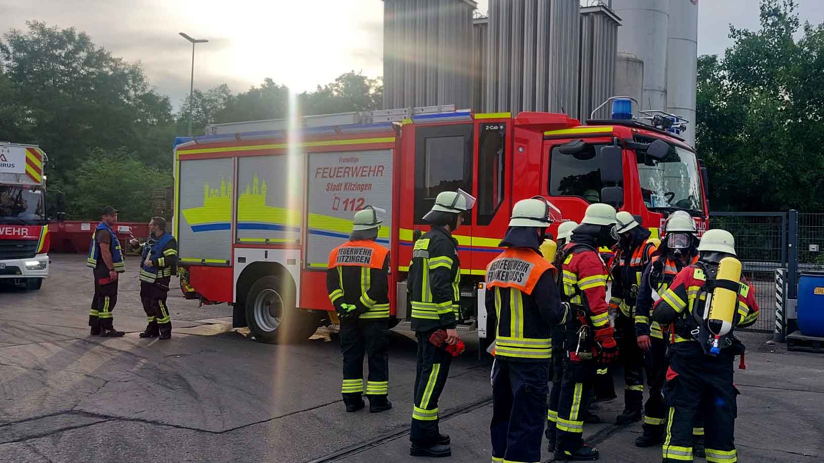 Eigene Werkfeuerwehr von Franken Guss