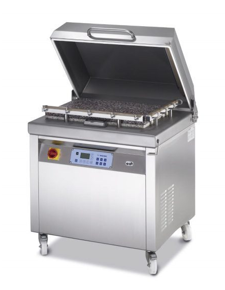 Floor-standing chamber vacuum packaging machine