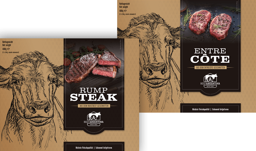 Steak variations (rump steak, entrecôte)