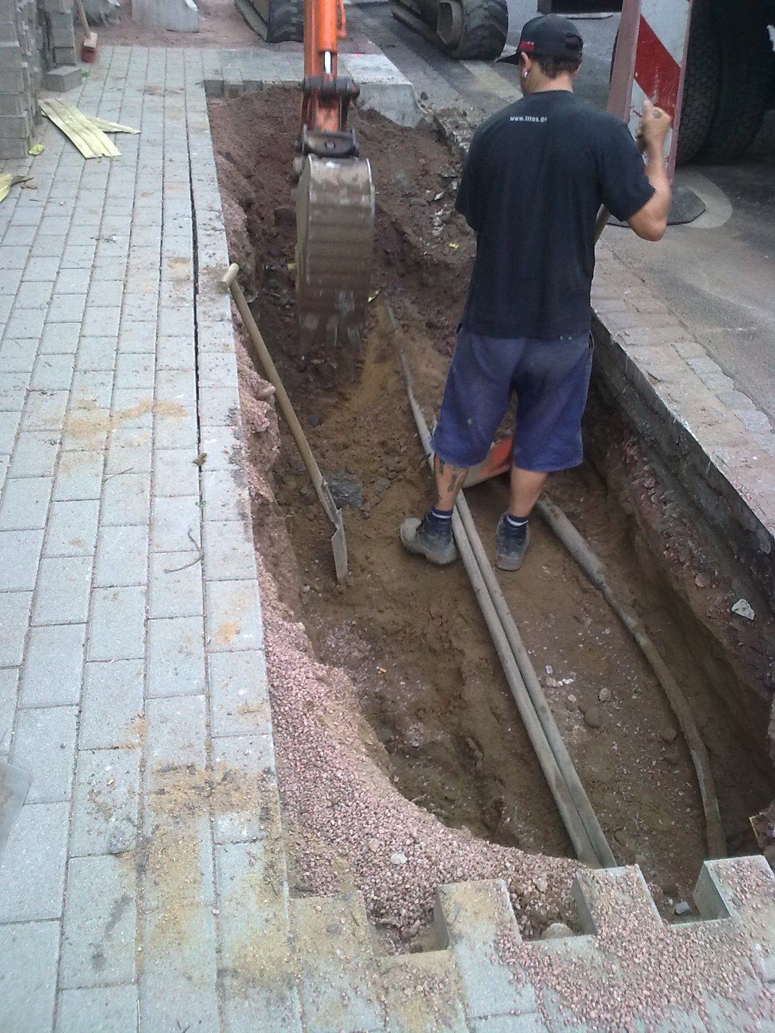 Baumaschineneinsatz