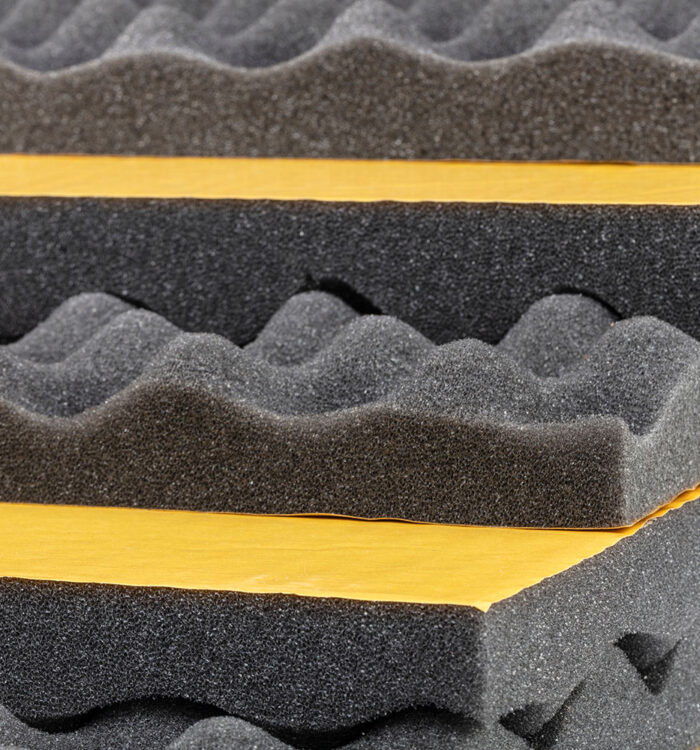 Gespaltenes Schaumstoffmaterial