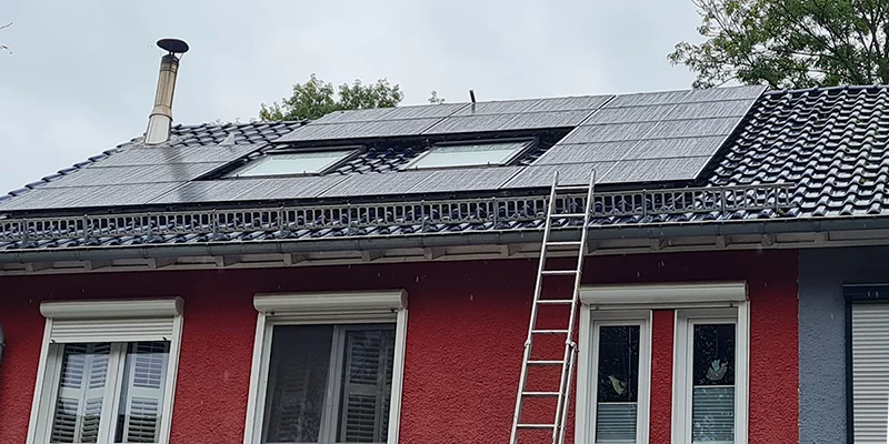 Eigenheim-Solaranlage Schrägdach, Brühl 2023