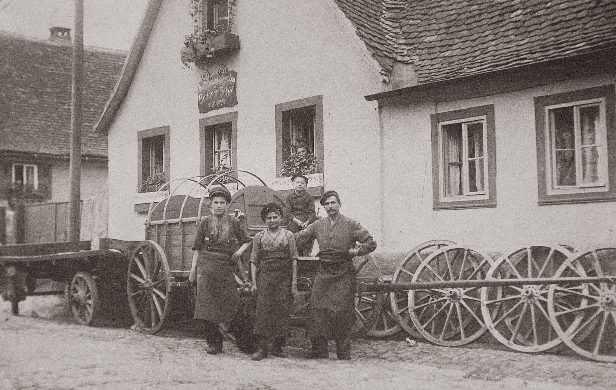 Historisches Bild aus der Firmenchronik