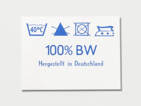 Bedruckte Textiletiketten