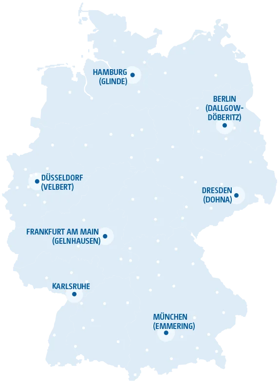 Locations in Germany