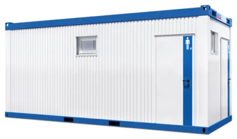 WC/shower container