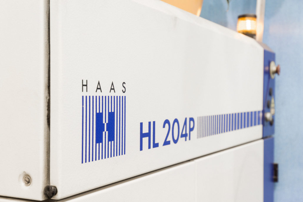 Bauteilbearbeitung auf Haas-Maschine
