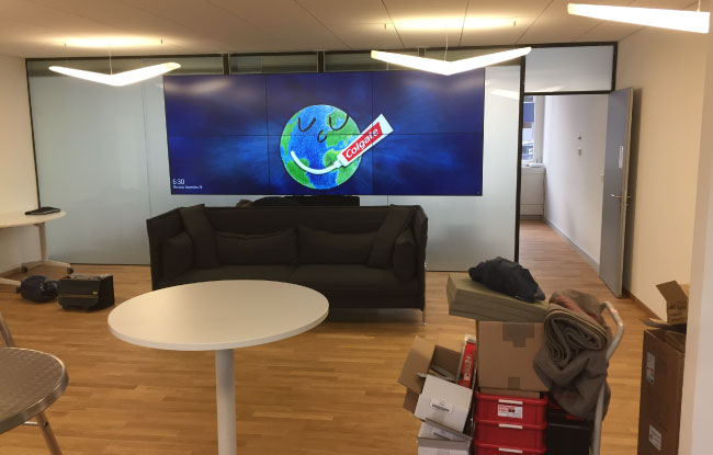 Colgate TV Wall