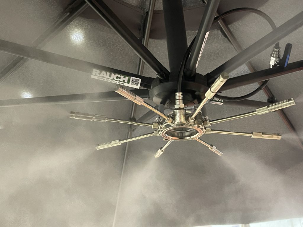 Sonnenschirm-Einbau-Kit für Nebeldüsen