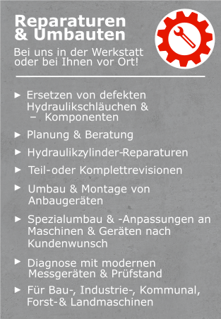 Hydraulik Reparaturen & Umbauten