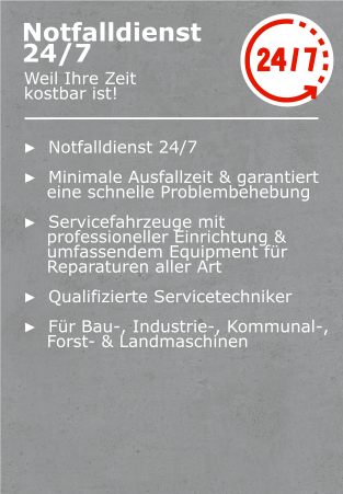 Mobile Werkstatt / Notfalldienst 24/7
