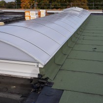 Reinstallation of light band with RWA system (detail)
