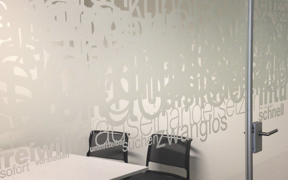 Wandsticker / Wordcloud