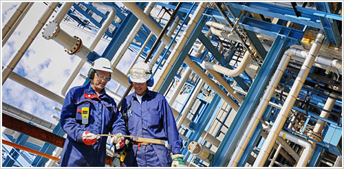Industriedienstleistungen in Industrieanlagen