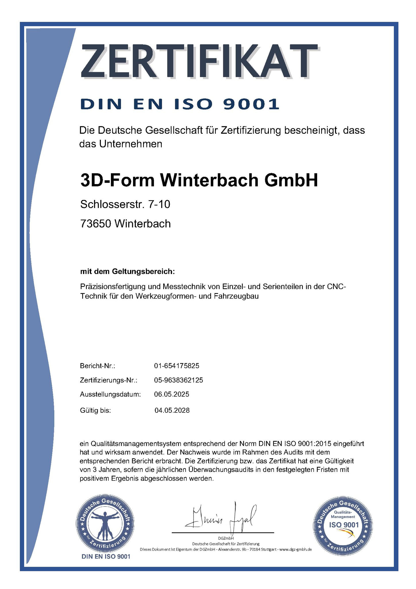 Formeinsatz