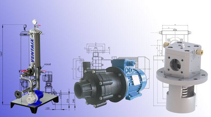 Produktportfolio der industriellen Strömungstechnik
