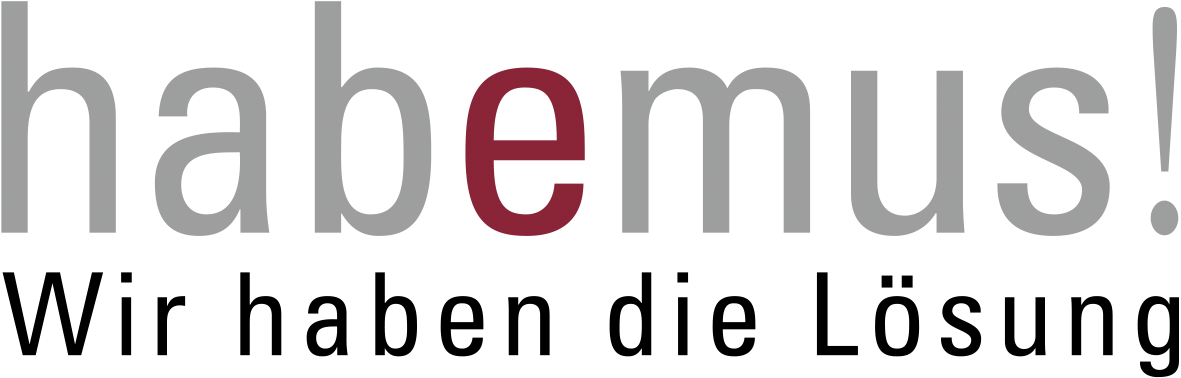 Logo habemus! electronic + transfer GmbH