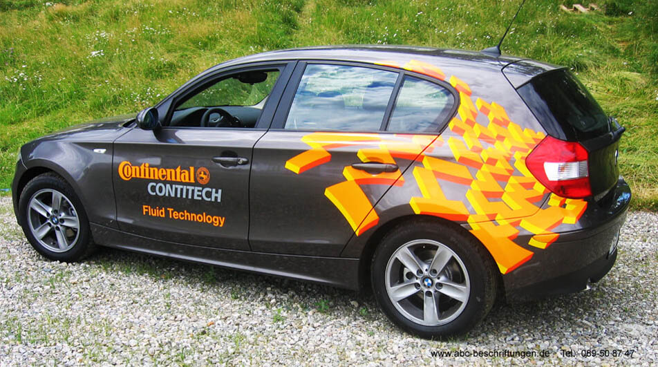 Autobeschriftung aus Folienplott