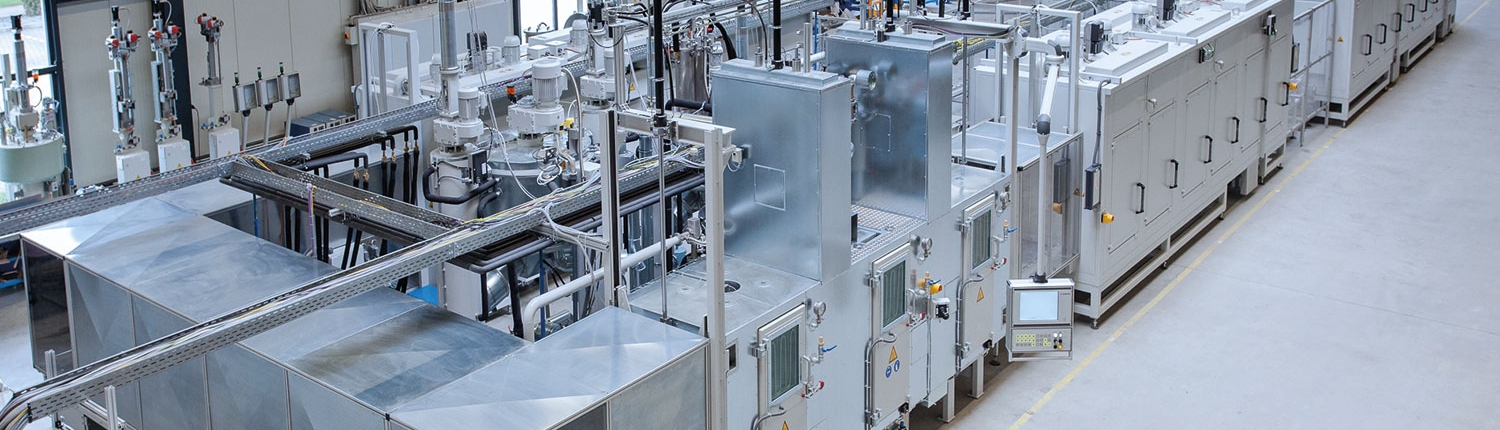 Carousel casting system for large series