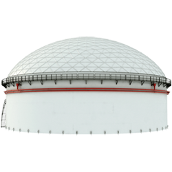 Aluminium Geodesic Dome Roof
