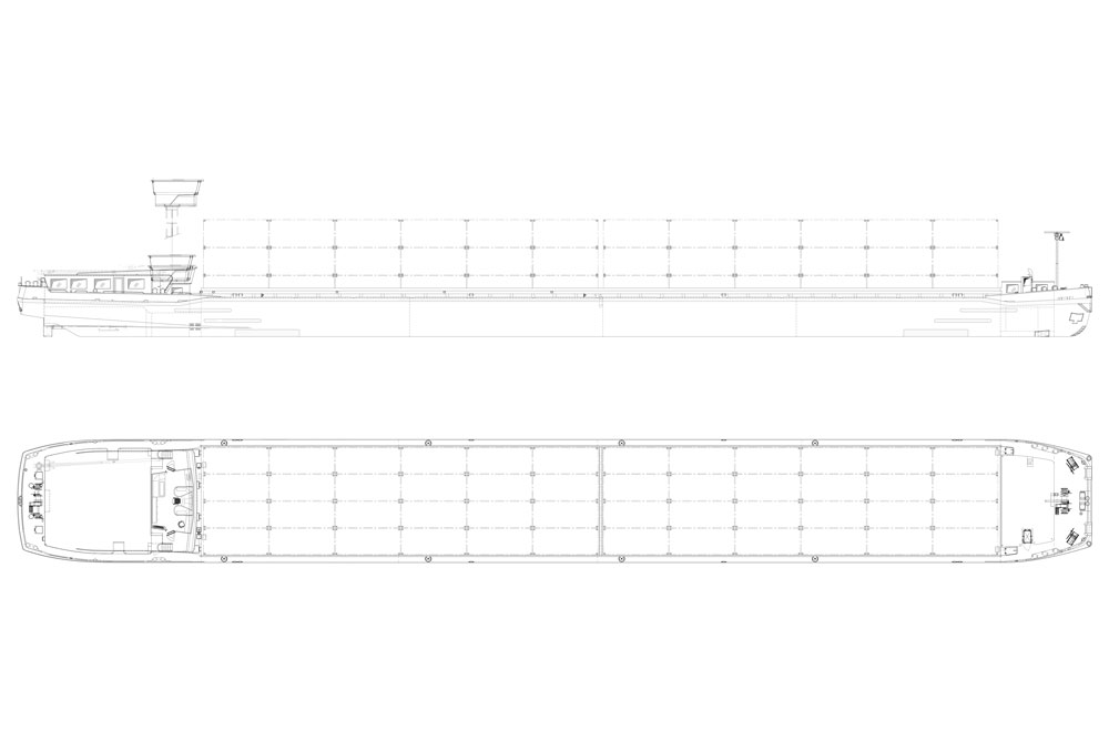 Ship Project HANSE – Design drawing