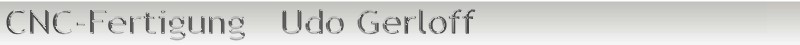 Logo CNC Fertigung Udo Gerloff