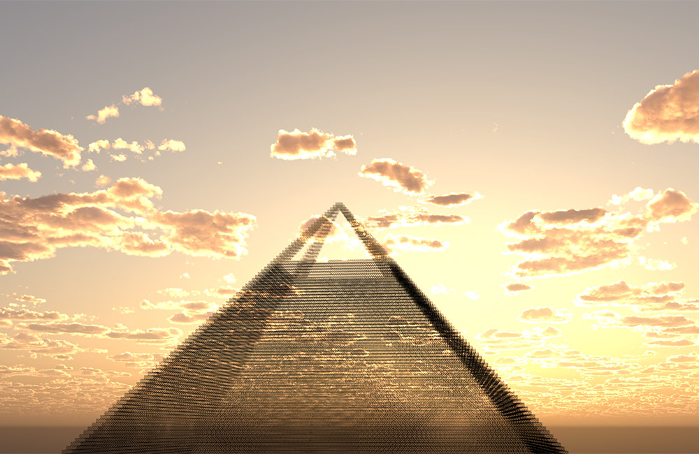 Carbon-Struktur-Pyramide (Expo 2030 Riyadh)